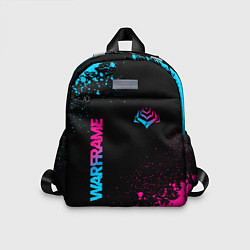 Детский рюкзак Warframe - neon gradient: надпись, символ, цвет: 3D-принт