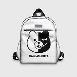 Детский рюкзак Danganronpa glitch на светлом фоне, цвет: 3D-принт