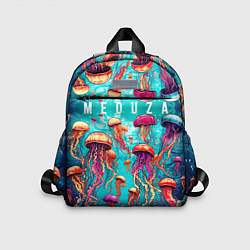 Детский рюкзак Медуза в стиле арт, цвет: 3D-принт