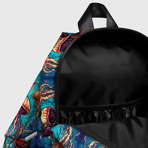 Детский рюкзак Медуза в стиле арт / 3D-принт – фото 4