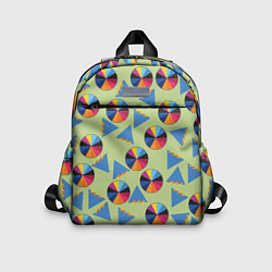 Детский рюкзак Круг и треугольник, цвет: 3D-принт