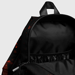 Детский рюкзак Кавасаки - красные брызги, цвет: 3D-принт — фото 2