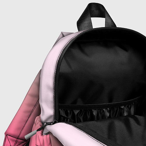 Детский рюкзак Оттенки розового градиент / 3D-принт – фото 4