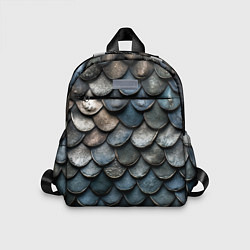 Детский рюкзак Чешуя тёмного дракона, цвет: 3D-принт