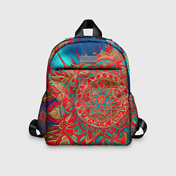 Детский рюкзак Узор подсолнух, цвет: 3D-принт