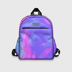 Детский рюкзак Сиреневая абстракция, цвет: 3D-принт