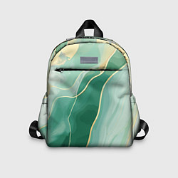 Детский рюкзак Малахитовые полосы, цвет: 3D-принт
