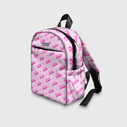 Детский рюкзак Паттерн - Барби и сердечки, цвет: 3D-принт — фото 2