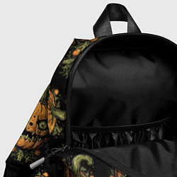 Детский рюкзак Паттерн озорная тыква, цвет: 3D-принт — фото 2