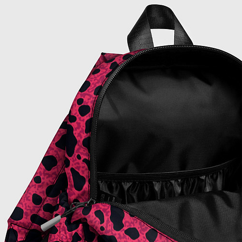 Детский рюкзак Пятнистый паттерн розовый / 3D-принт – фото 4