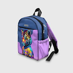 Детский рюкзак Cool tiger cub - pop art, цвет: 3D-принт — фото 2