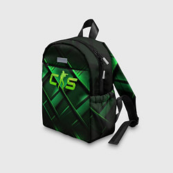 Детский рюкзак CS2 green background, цвет: 3D-принт — фото 2