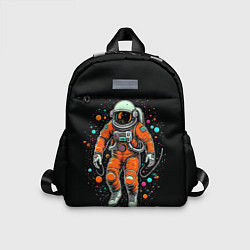 Детский рюкзак Космонавт в оранжевом скафандре, цвет: 3D-принт