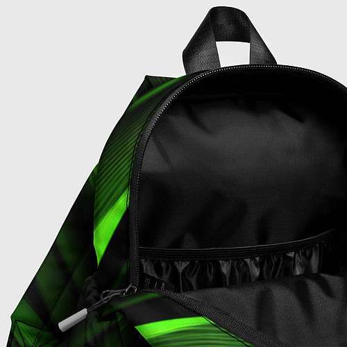 Детский рюкзак CS2 Counter strike green logo / 3D-принт – фото 4