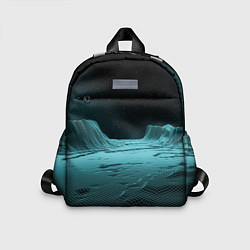 Детский рюкзак Space landscape - vaporwave, цвет: 3D-принт