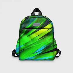 Детский рюкзак Green abstract, цвет: 3D-принт