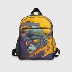 Детский рюкзак Горилла авиатор, цвет: 3D-принт