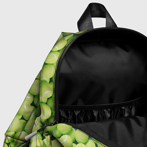 Детский рюкзак Узор из теннисных мячей / 3D-принт – фото 4