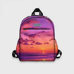 Детский рюкзак Пляж vice city, цвет: 3D-принт