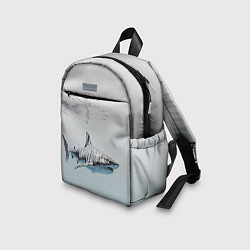 Детский рюкзак Акула большая белая в толще воды, цвет: 3D-принт — фото 2