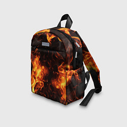Детский рюкзак Fire style, цвет: 3D-принт — фото 2