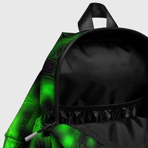 Детский рюкзак Токсичный крипер майнкрафт / 3D-принт – фото 4