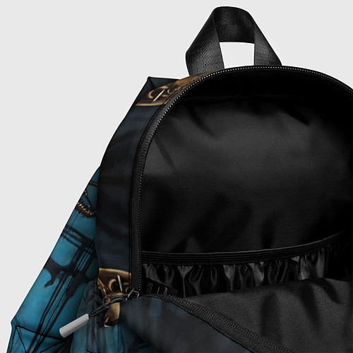 Детский рюкзак Девушка киборг в стиле стимпанк и киберпанк / 3D-принт – фото 4