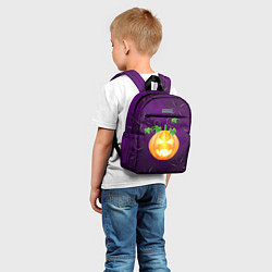 Детский рюкзак Зловещая тыква, цвет: 3D-принт — фото 2
