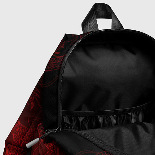 Детский рюкзак Дракон в градиенте / 3D-принт – фото 4