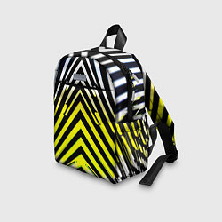 Детский рюкзак Зеркальный паттерн из полос, цвет: 3D-принт — фото 2