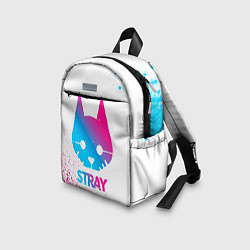 Детский рюкзак Stray neon gradient style, цвет: 3D-принт — фото 2