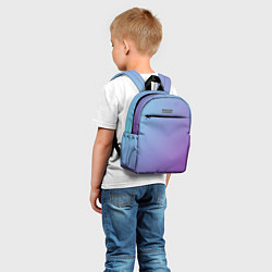Детский рюкзак Градиент - слива в небе, цвет: 3D-принт — фото 2
