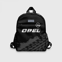 Детский рюкзак Opel speed на темном фоне со следами шин: символ с, цвет: 3D-принт