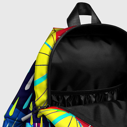 Детский рюкзак Два зонтика под дождём - нейросеть / 3D-принт – фото 4