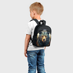 Детский рюкзак Арт осенний медведь, цвет: 3D-принт — фото 2