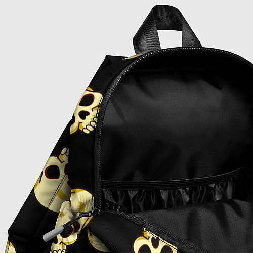 Детский рюкзак Черепки для хэллоуина / 3D-принт – фото 4