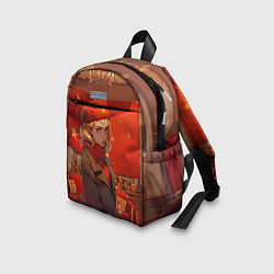 Детский рюкзак Девушка и интерьер СССР, цвет: 3D-принт — фото 2