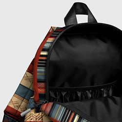 Детский рюкзак Этнический принт в полоску, цвет: 3D-принт — фото 2