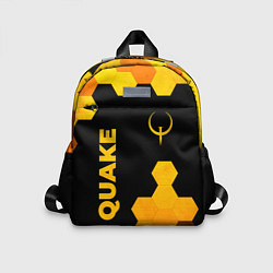 Детский рюкзак Quake - gold gradient вертикально, цвет: 3D-принт