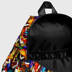 Детский рюкзак Кисти и краски художника, цвет: 3D-принт — фото 2