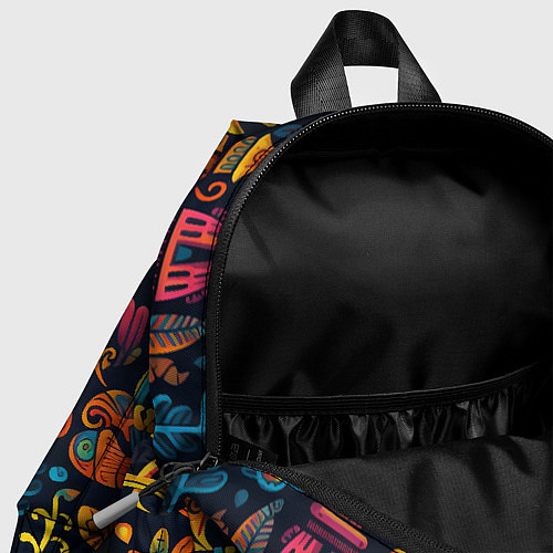 Детский рюкзак Узор в мексиканском стиле / 3D-принт – фото 4