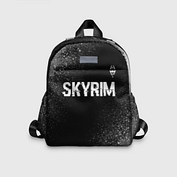 Детский рюкзак Skyrim glitch на темном фоне посередине