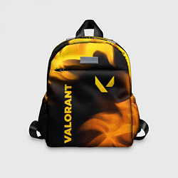Детский рюкзак Valorant - gold gradient вертикально, цвет: 3D-принт