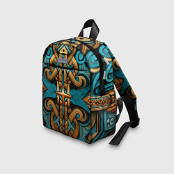 Детский рюкзак Орнамент в норвежском стиле, цвет: 3D-принт — фото 2