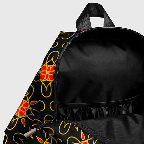 Детский рюкзак Радужный цветочный череп / 3D-принт – фото 4