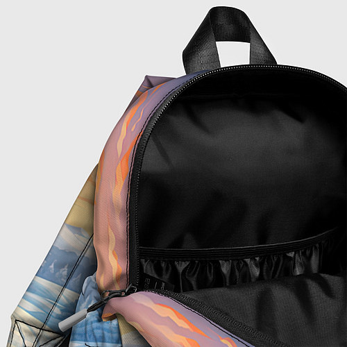 Детский рюкзак Предновогодний восход / 3D-принт – фото 4