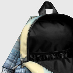 Детский рюкзак Деревянный зимний домик, цвет: 3D-принт — фото 2