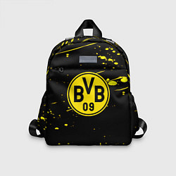 Детский рюкзак Borussia yellow splash, цвет: 3D-принт