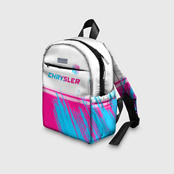 Детский рюкзак Chrysler neon gradient style посередине, цвет: 3D-принт — фото 2