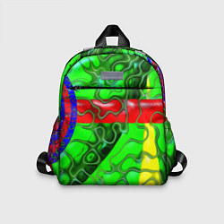 Детский рюкзак Кожаный рельеф, цвет: 3D-принт